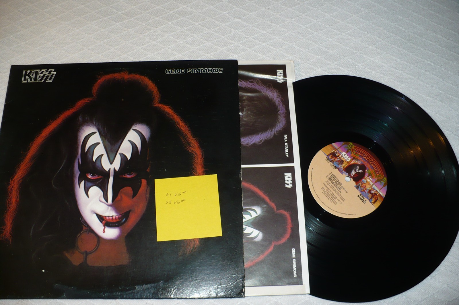 Kiss/ Gene Simmons LP, Gene Simmons, Casablanca NBLP 7120, ORIGINAL 1978, VG++