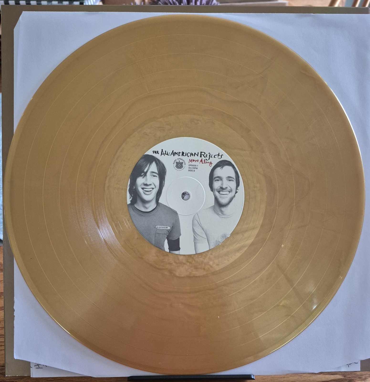 The All-American Rejects, Move Along, GOLD NUGGET Vinyl LP, Holographic Jacket