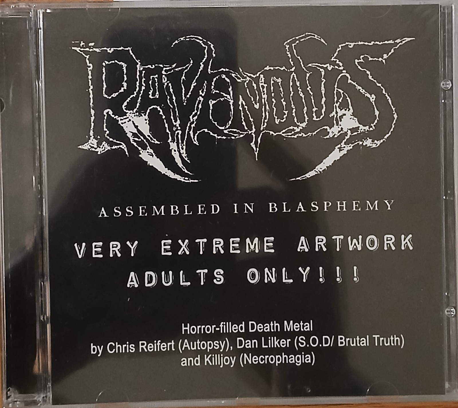 Assembled in Blasphemy by Ravenous (CD, Nov-2000, Hammerheart Records) Adults