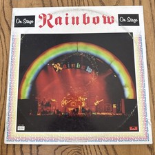 ​Rainbow On Stage Live 2 LP Vinyl Record Album Gatefold Oyster Polydor OY-2-1801 picture