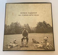 George Harrison All Things Must Pass 1970 3 LP Vinyl Set Nice Original STCH 639 picture