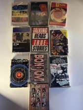 Vintage 80s Rock Pop Cassette Tape Lot 10 Bon Jovi New Order Talking Heads picture
