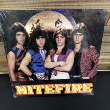 RARE Vintage 1984 NITEFIRE HEAVY METAL GLAM LP ALBUM NEVER OPENED picture