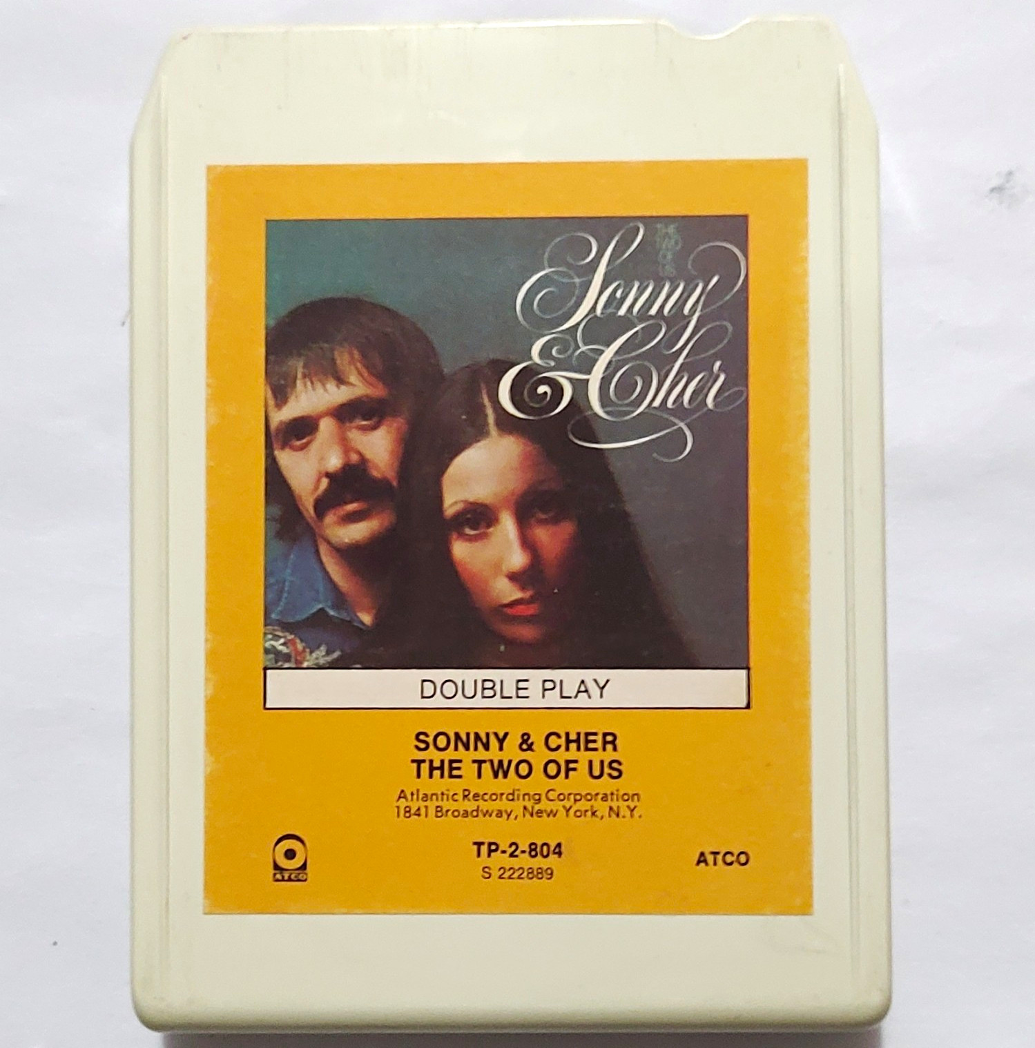 Sonny & Cher The Two of Us Double Play ATCO 8-Track Cartridge 1967 TP-2-804