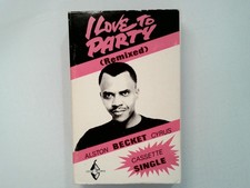 Alston Becket Cyrus I Love To Party (Remixed) Cassette 1991 Cocoa Records Single picture