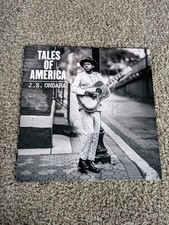 J.S. Ondara Signed Tales of America Vinyl Album Cover Silver Sharpie NO VINYL picture