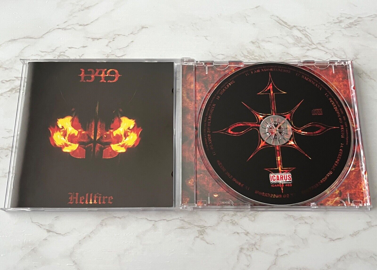 1349 Hellfire CD ARGENTINA IMPORT 2008 ICARUS 463 Satyricon, Watain RARE OOP
