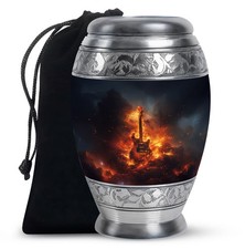Bass Guitar Cremation Urns for Ashes Adult Men & Women (10 Inch) picture