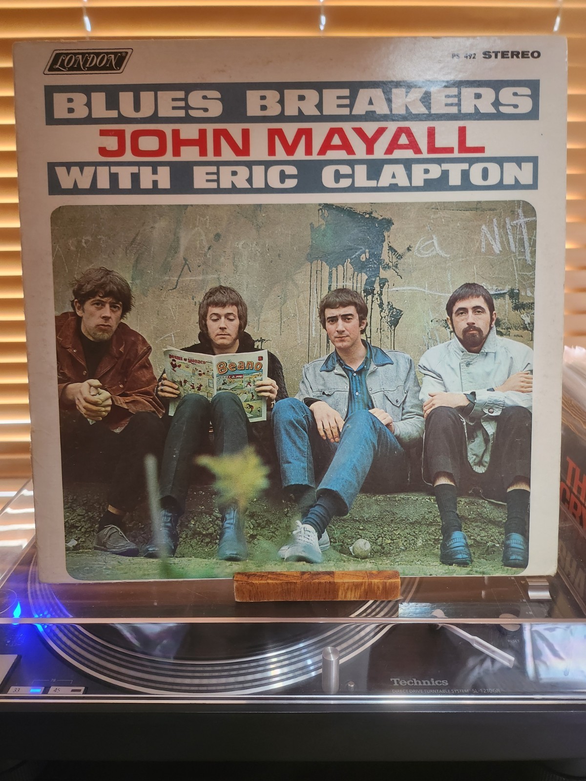 Blues Breakers, John Mayall W/Eric Clapton, 67 London, PS-492, VG+/VG+