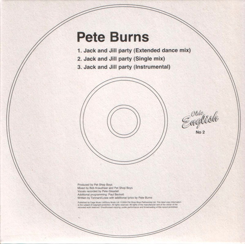 Pete Burns - Jack And Jill Party
