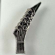 Schon Black Electric Guitar Headstock Lapel Pin Hat Pin Neil Schon Journey picture