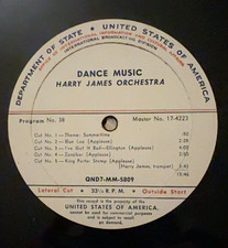 14 Voice of America 16” incl Harry James, Tex Beneke, Boyd Raeburn, Hank D’Amico picture