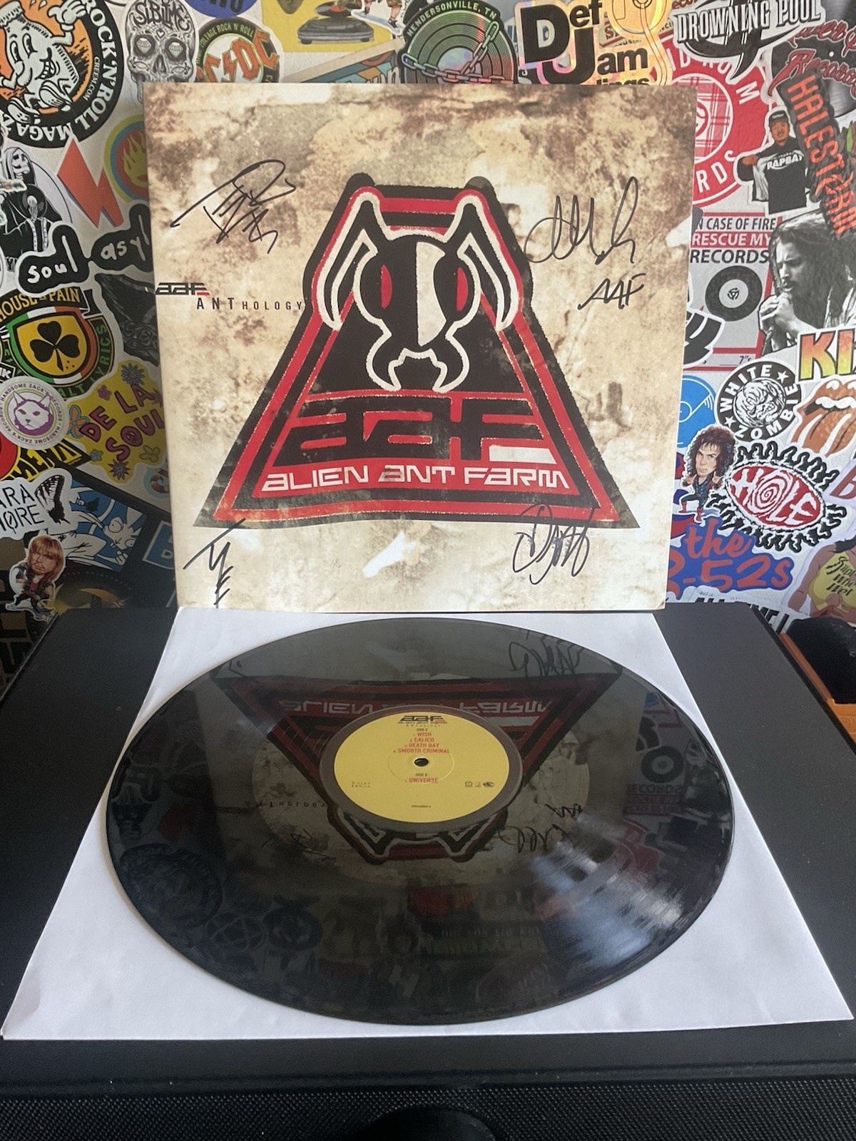 ALIEN ANT FARM Anthology 2LP VG++ VINYL AUTOGRAPHED SIGNED