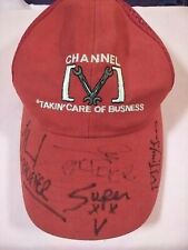 Signed Vintage 2001 Channel V Hat - Pacifier/Shihad - Channel V Bus Crew Signed picture