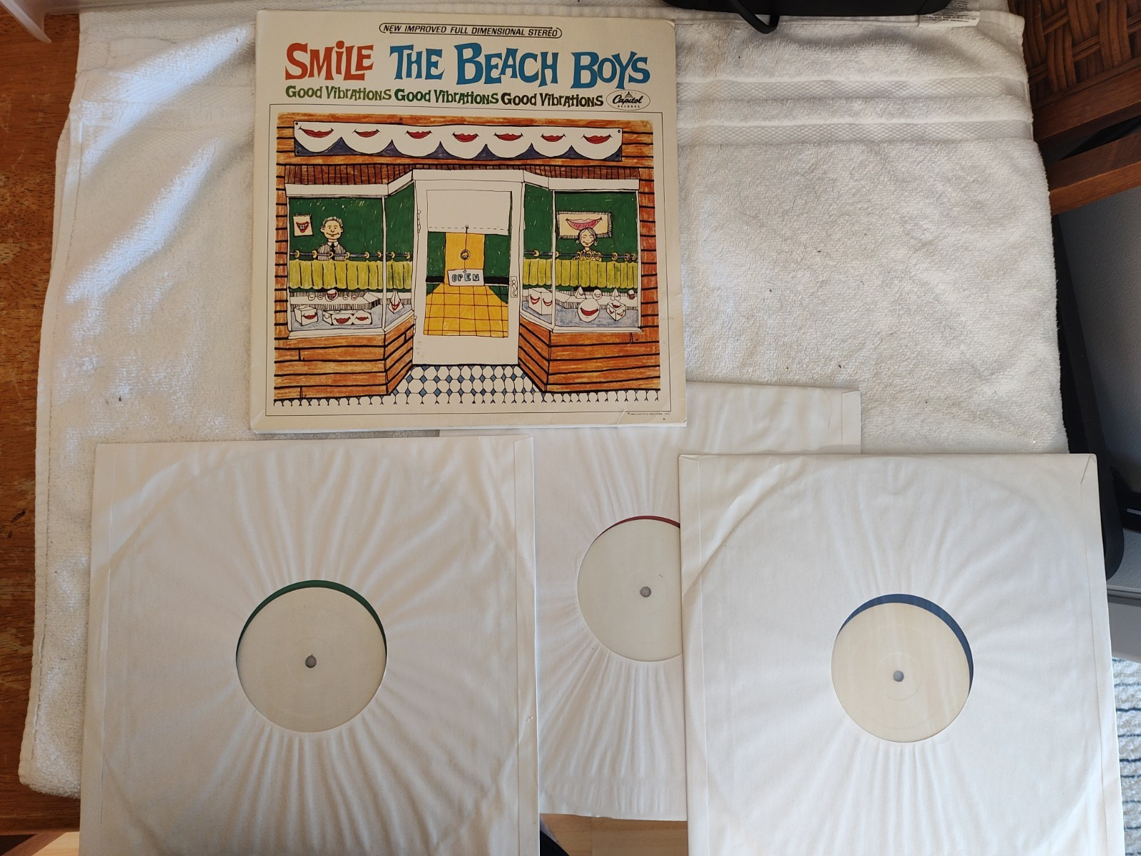 The Beach Boys SMiLE 3LP SET