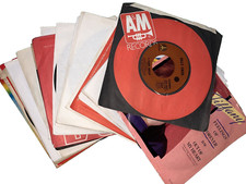 VINTAGE 45 RPM,  RECORDS--MIXED LOT of 12 picture
