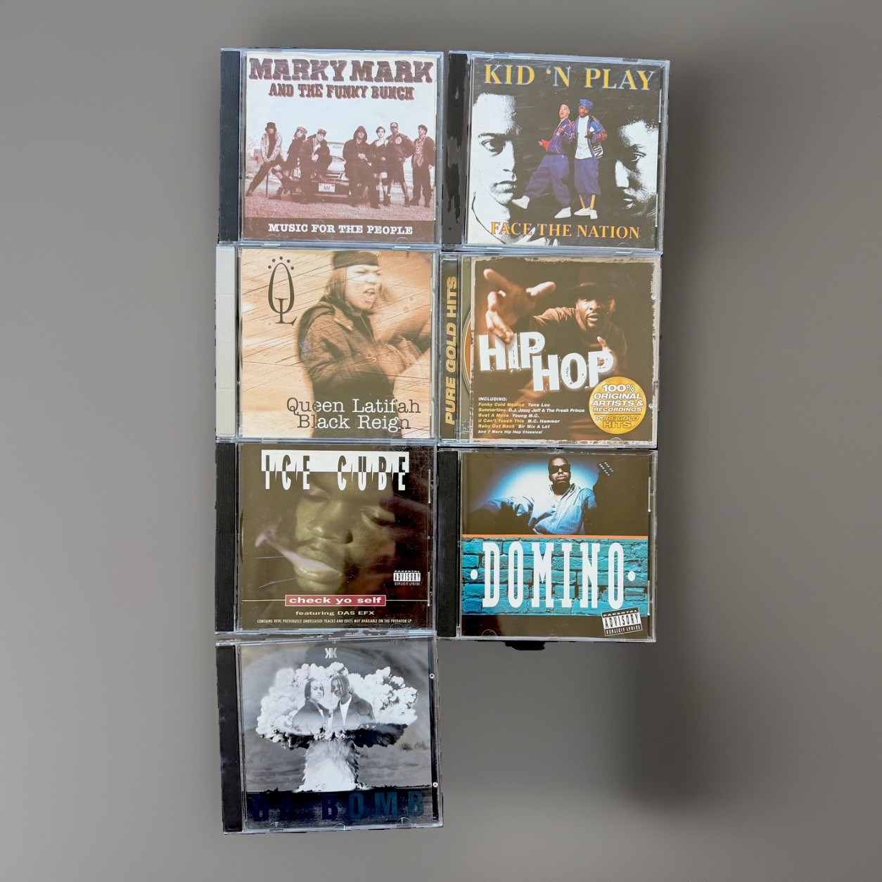 Ice Cube Queen Latifah Kid \'N Play Domino Marky Mark Hip Hop CD Lot 1990s