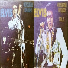 King ELVIS Presley SUPERSTAR OUTAKES V1&2 Original 1st Press G/F 56-72 Rarities picture