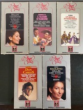 (5) Angel Records EMI 1986 Classical Opera Cassettes Long Boxes w/Booklets picture