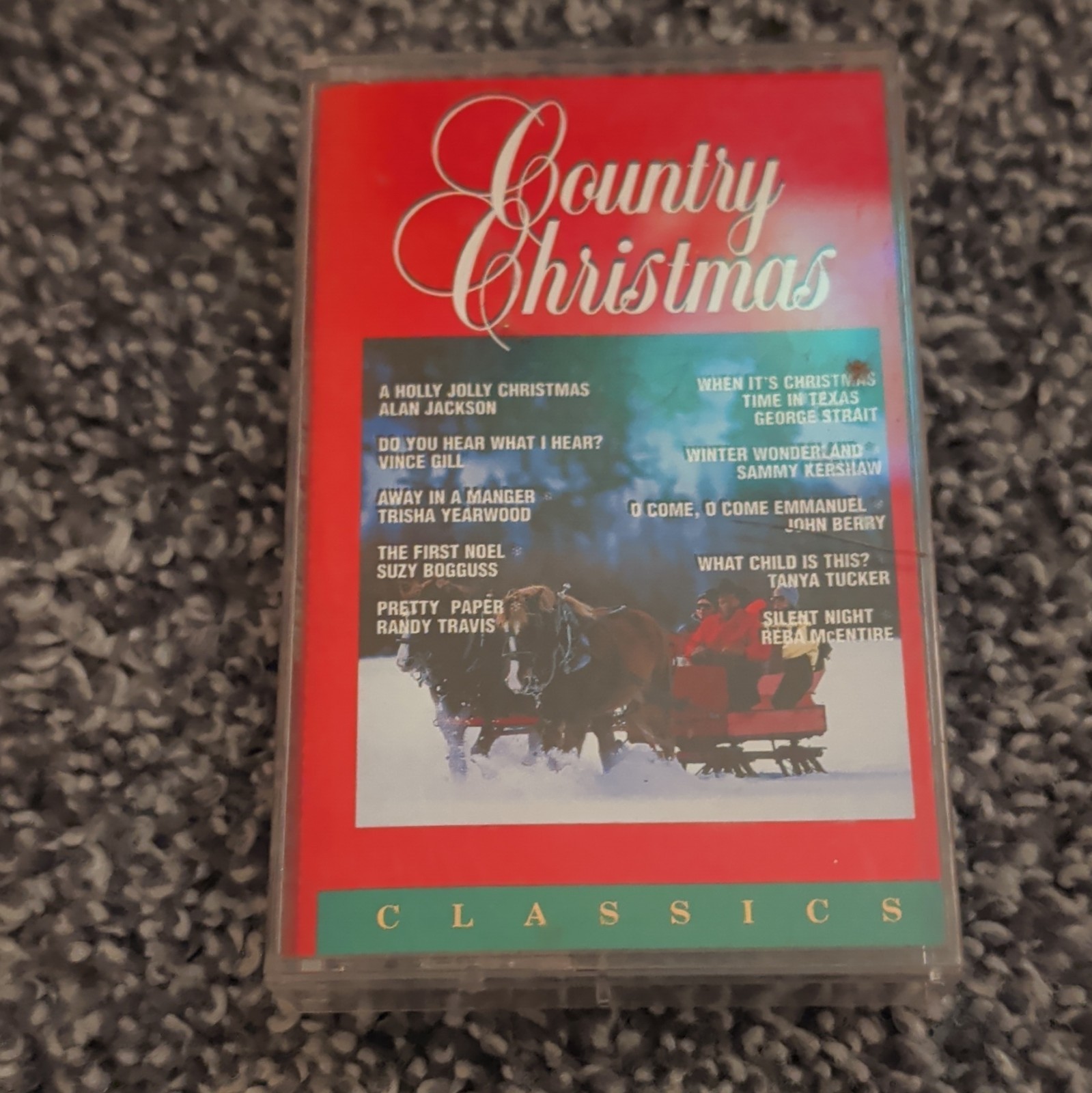 MCA Special Products Country Christmas Classics Cassette 1995 MSC-35886 Jackson