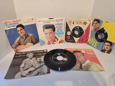 Lot-Vintage Elvis Presley Hayley Mills Richard Chamberlain 45 RMP Vinyl Record picture