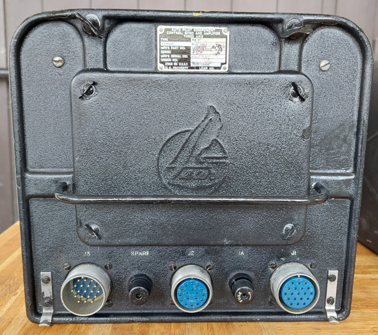 Lears Auto pilot component, control Gyro and amplifier 3 axis, 1950s, avionics