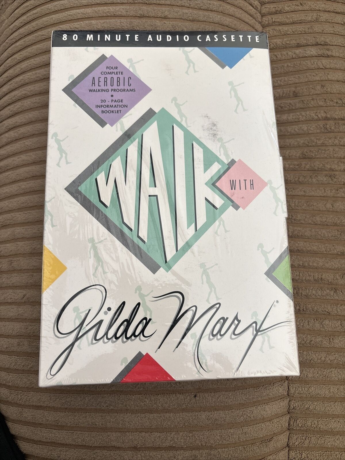 Vintage Walk With Gilda Marx Aerobic Exercise Program Audio Cassette 1987 Sealed