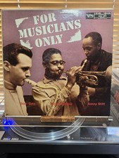 Stan Getz, D.Gillespie, S. Stitt, For Muscians Only, 1957 1st Verve, VG+/ VG-VG+ picture