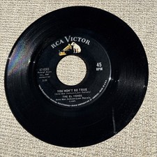 The El Venos My Heart Beats Faster / You Won't Be True RCA Victor 47-8303 45 picture