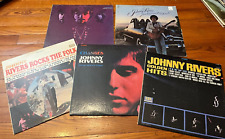Lot of 5 Vintage Johnny Rivers LP's  Changes Realization Golden Hits Rocks the F picture