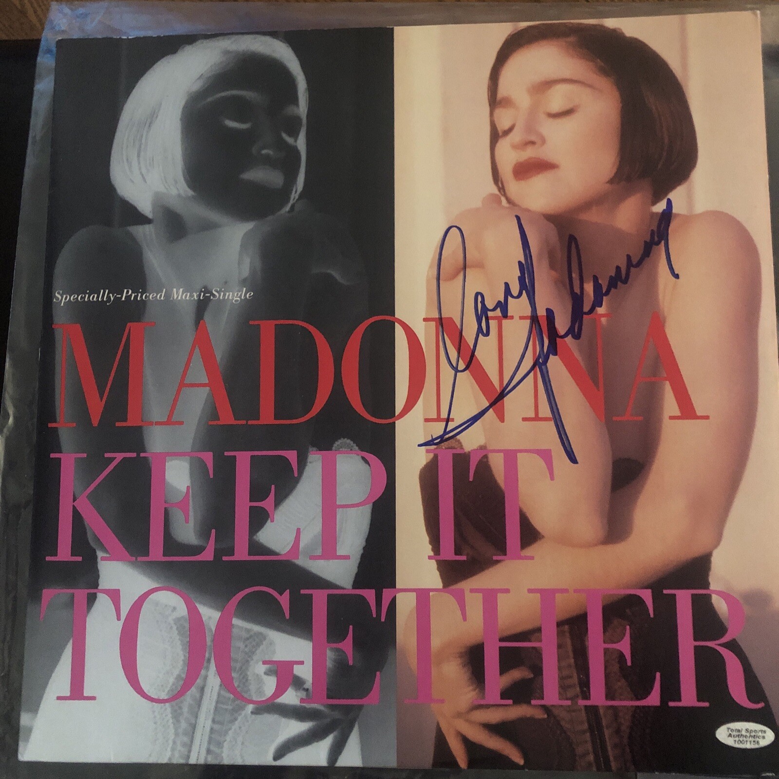 MADONNA  “KEEP IT TOGETHER”  Album Signed By Madonna Comes W COA