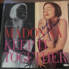 MADONNA “KEEP IT TOGETHER” Album Signed By Madonna Comes W COA picture