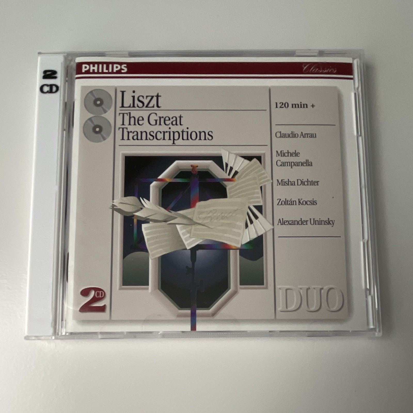 Philips Classics Franz Liszt The Great Transcriptions 2CD Remastered 1997 456