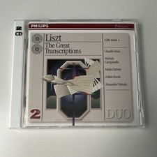 Philips Classics Franz Liszt The Great Transcriptions 2CD Remastered 1997 456 picture