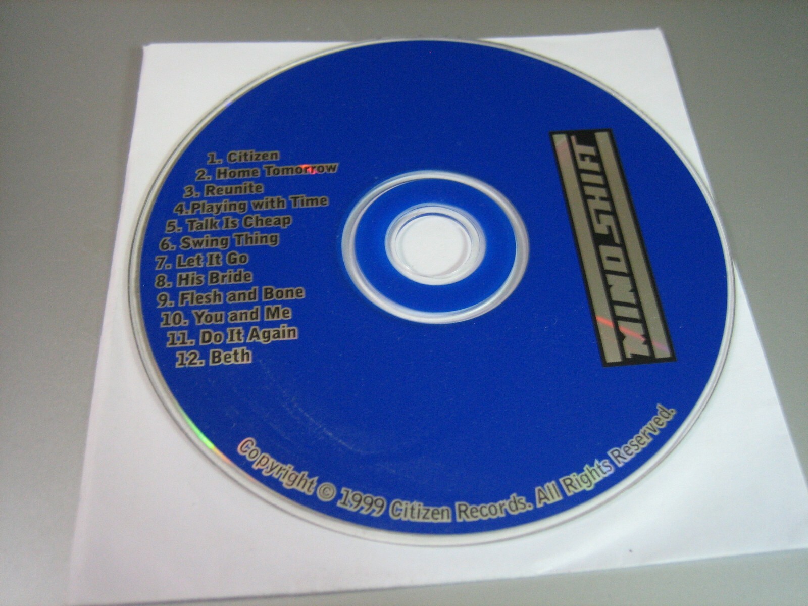 Mindshift by Mindshift (CD, 1999) - Disc Only