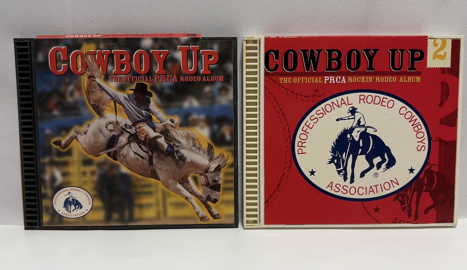 Cowboy Up CD Lot Vol 1 & 2 PRCA Rodeo Album Country Western Music