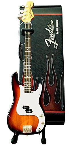 miniature - not playable instruments Axe Heaven Fender Precision Bass Guitar