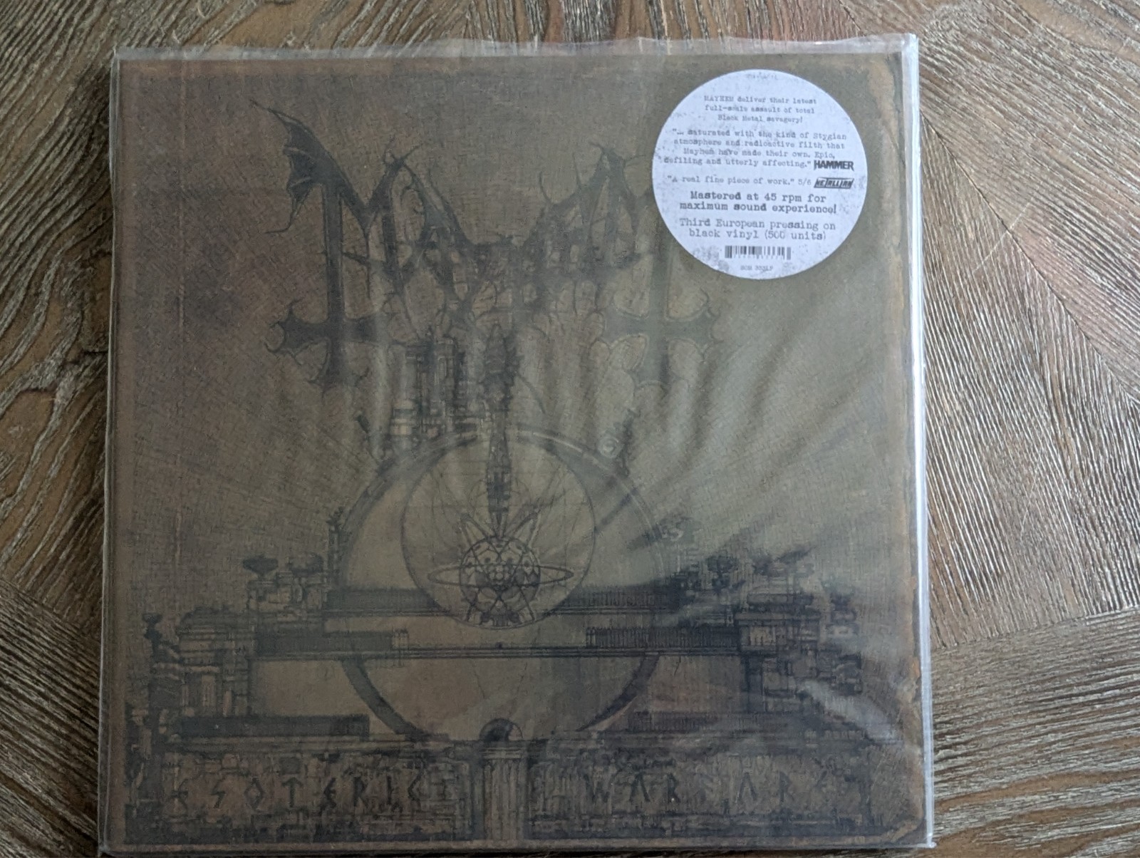 Mayhem Esoteric Warfare 2LP 45RPM SOM 333LP 3rd press black