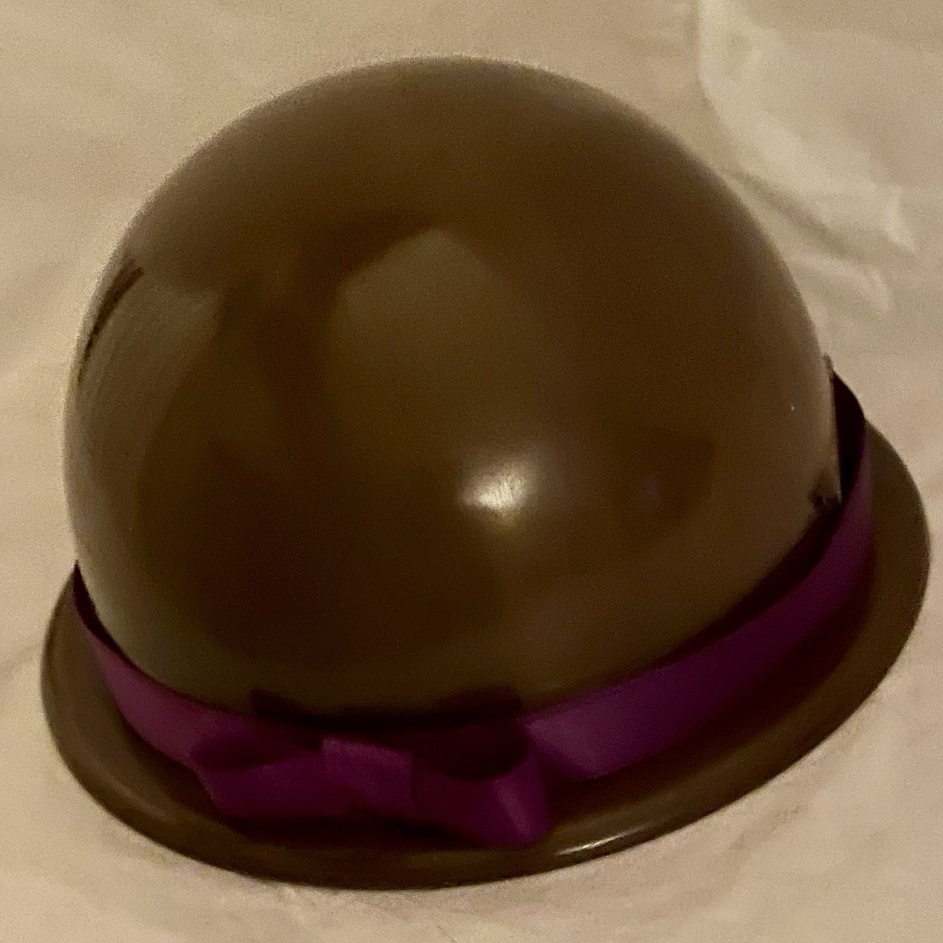 Vintage Hat Shaped Music jewelry Box  Bowler Hat  Box Shape Nostalgic Keepsake