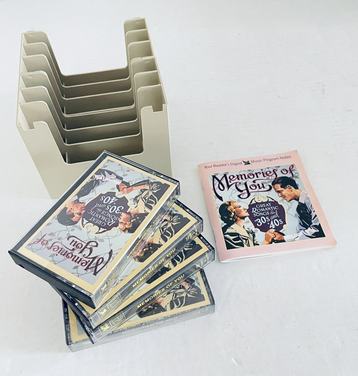 Readers Digest Vintage MEMORIES OF YOU 1930s & 1940s 4 Cassette Tape Set