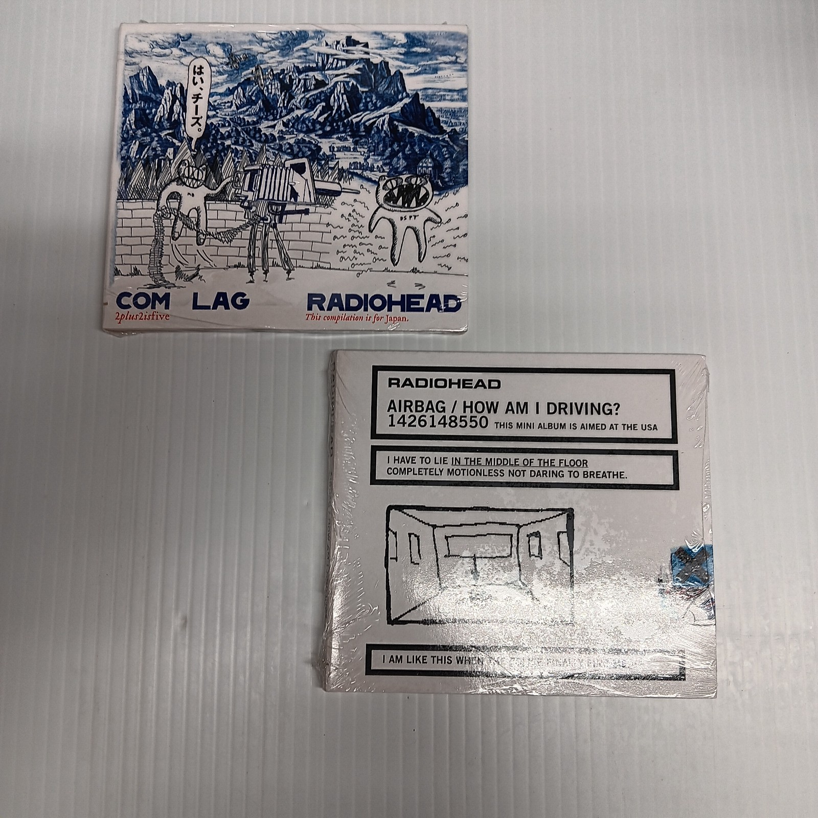 RADIOHEAD SEALED PROMO CD lot - COM LAG AIRBAG/HOW AM I DRIVING?  010