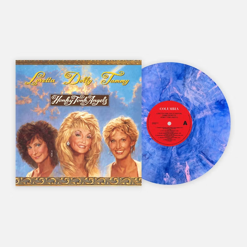 HONKY TONK ANGELS DOLLY PARTON LORETTA LYNN TAMMY WYNETTE VINYL NEW BLUE LP