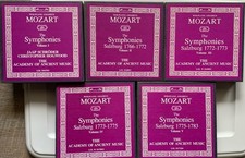 RARE 7-1/2IPS BARCLAY CROCKER MOZART SYMPHONIES VOL. 1-5 COMPLETE 10-REEL SET picture