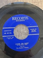 Lenny Dean And The Rockin' Chairs please mary lou come on baby recorte rare picture