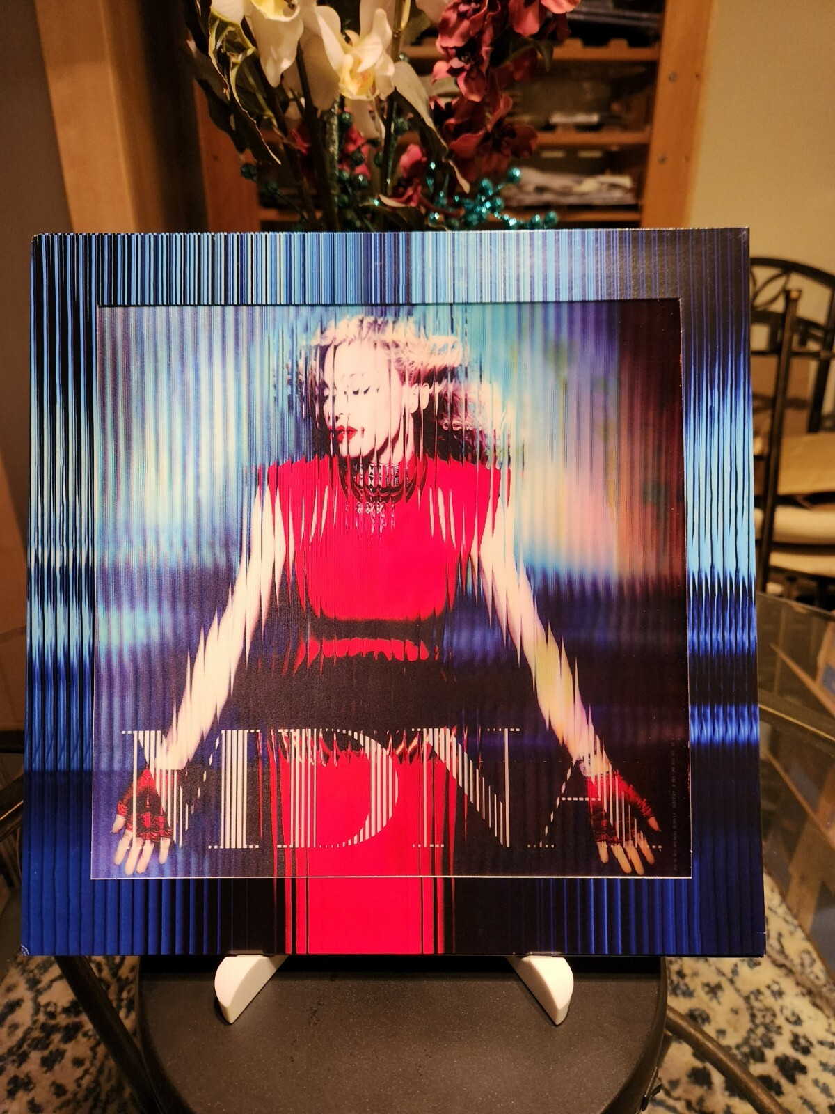 Madonna MDNA Deluxe Edition Holographic Vinyl LP Sleeve