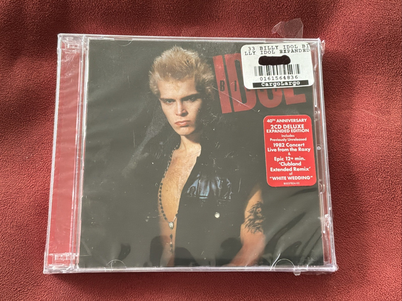 BILLY IDOL Billy Idol Live From The Roxy 2 CD Set NEW/SEALED **Cracks In Case**