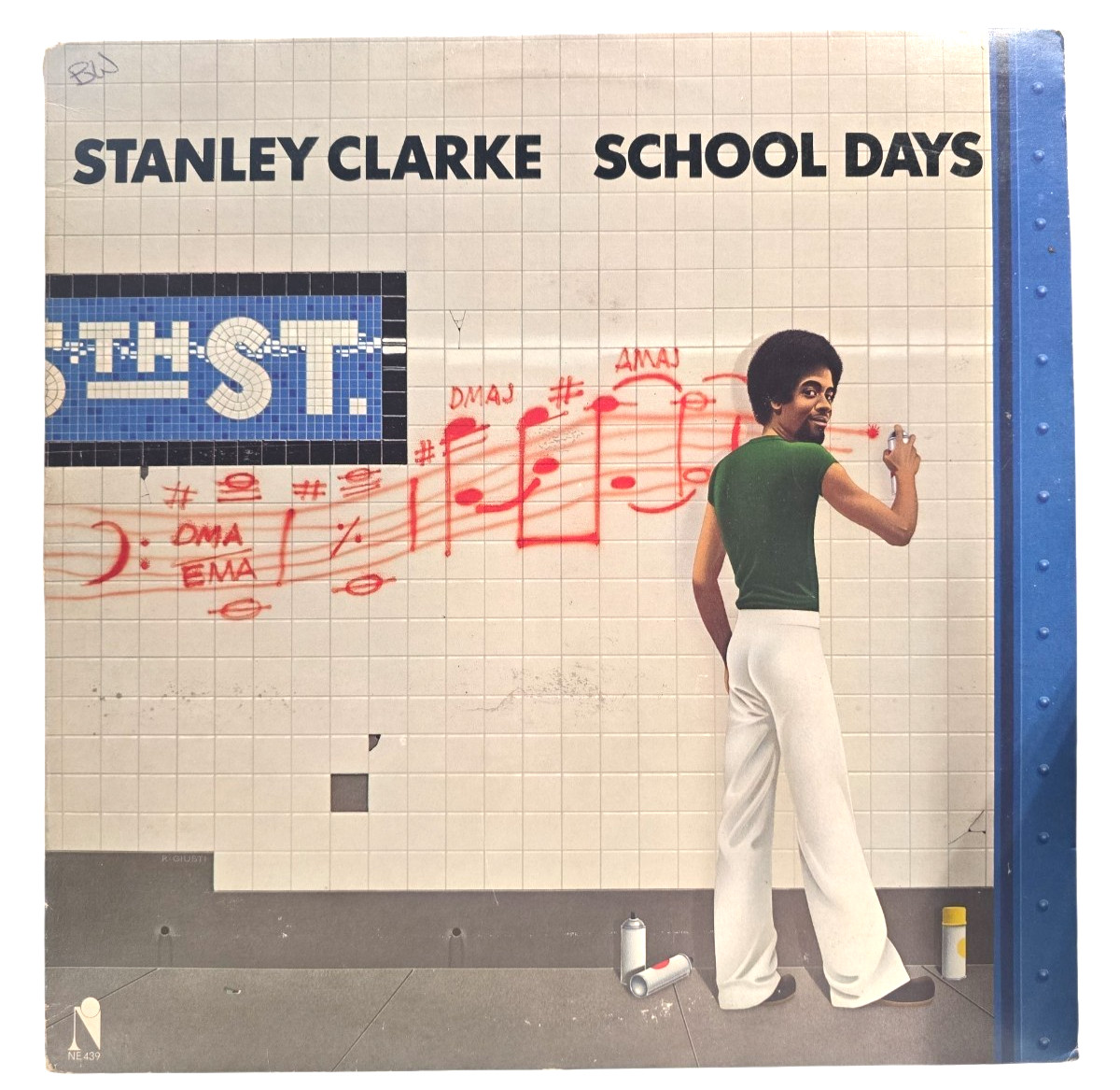Stanley Clarke School Days 1976 Vinyl LP NE 439 Jazz Fusion Funk Vintage 🎸