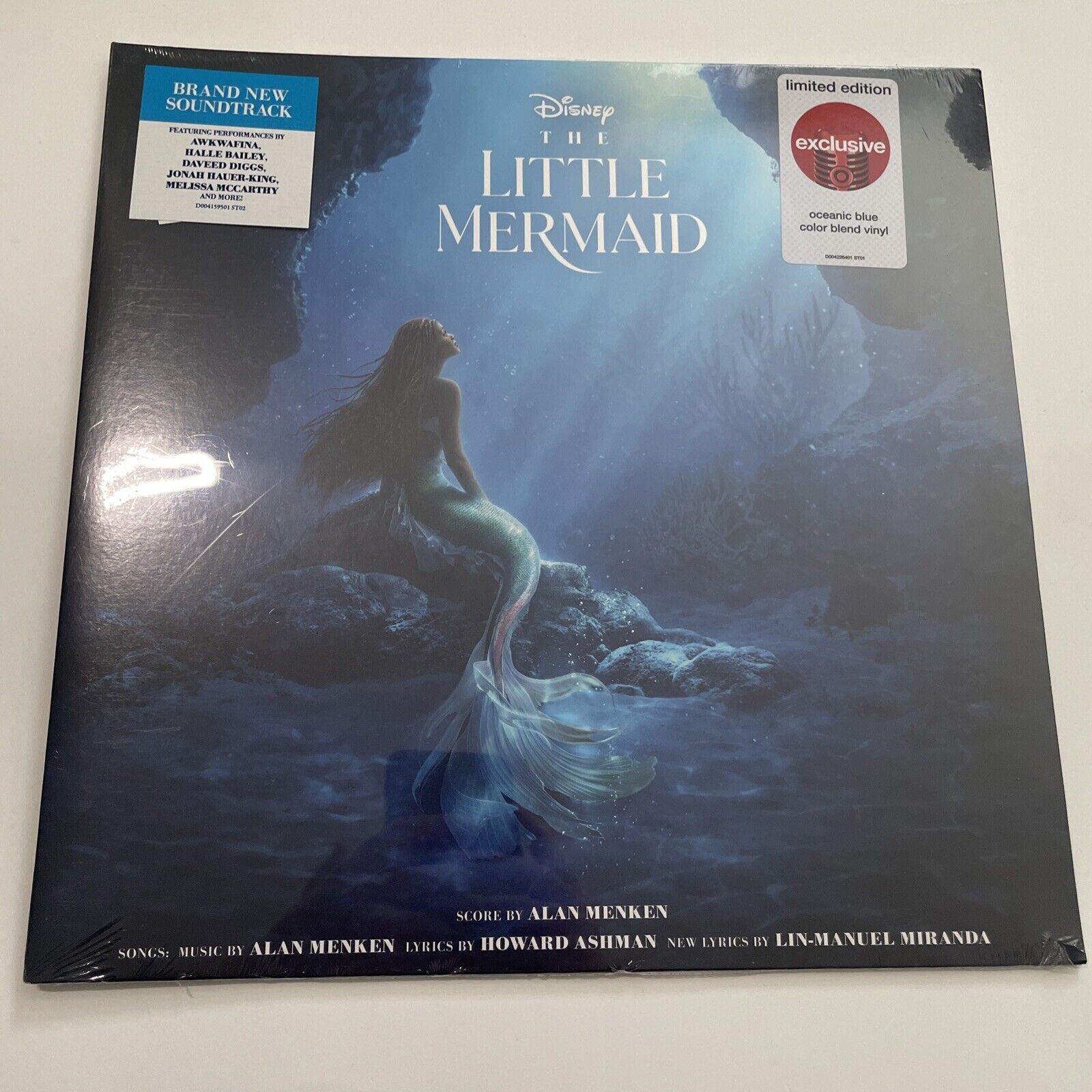 The Little Mermaid Soundtrack Target Exclusive Limited Oceanic Blue Colored READ