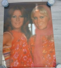 RARE Vintage ABBA Poster FRIDA & AGNETHA 83cm x 59cm NETHERLANDS 1981 Vekerke  picture