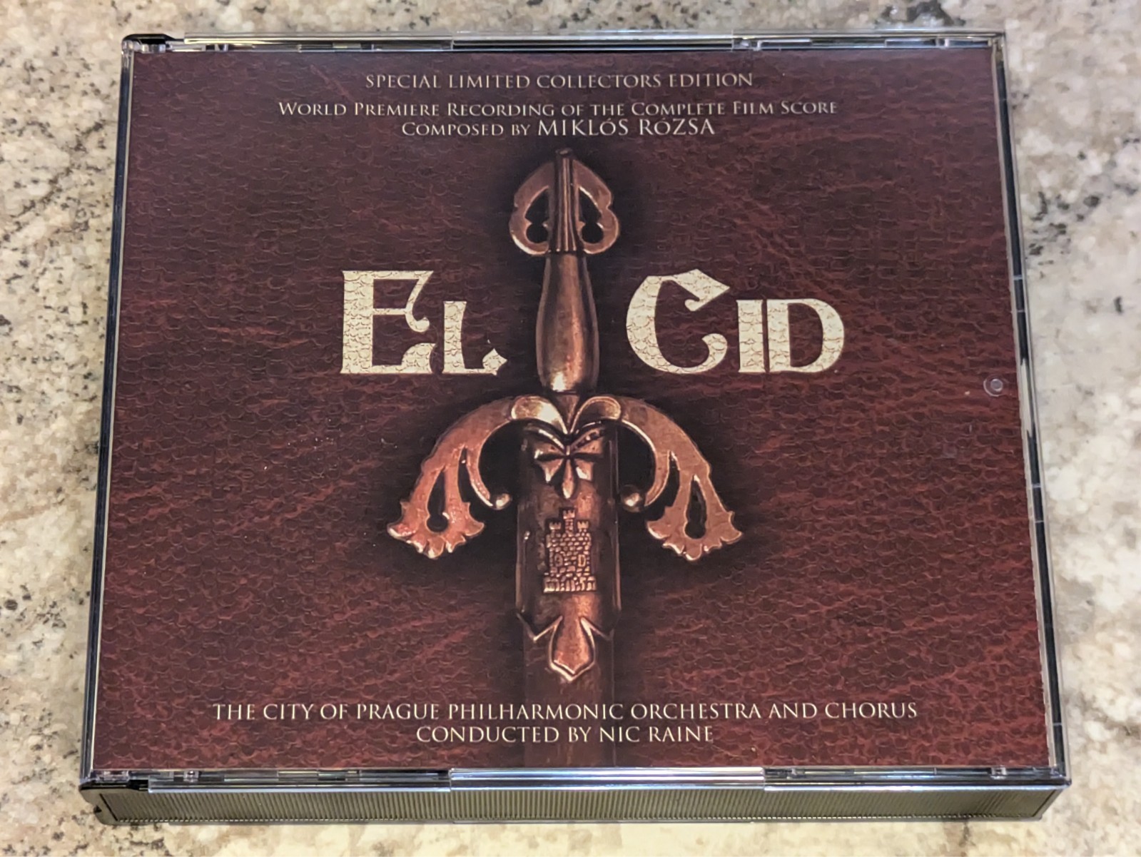 EL CID (1961) Complete Score (3-CD set) MIKLOS ROZSA *Rare* TADLOW MUSIC